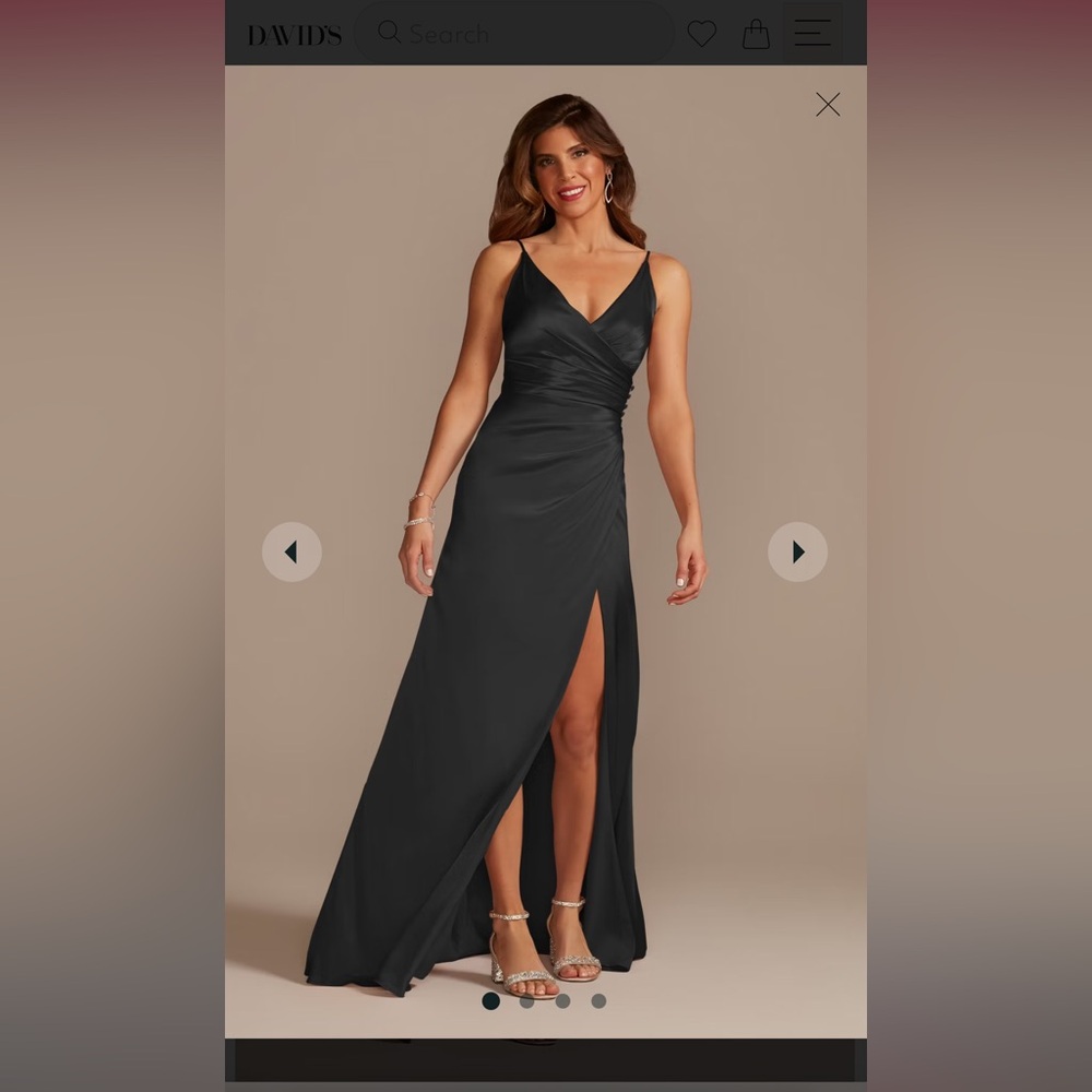 David's Bridal in black